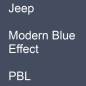 Preview: Jeep, Modern Blue Effect, PBL.